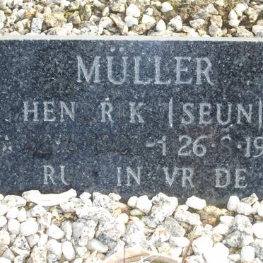 MULLER Hendrik 1922-1985