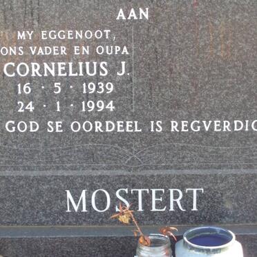 MOSTERT Cornelius J. 1939-1994