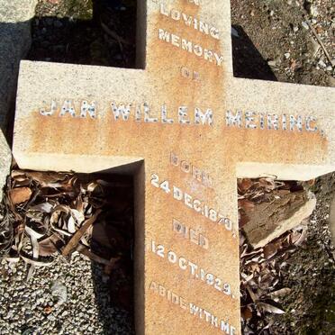 MEIRING Jan Willem 1870-1919