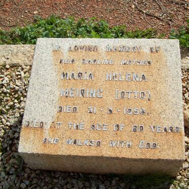 MEIRING Maria Helena nee OTTO -1956