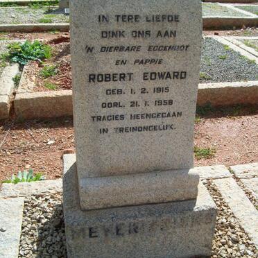 MEYERIDRICKS Robert Edward 1915-1958