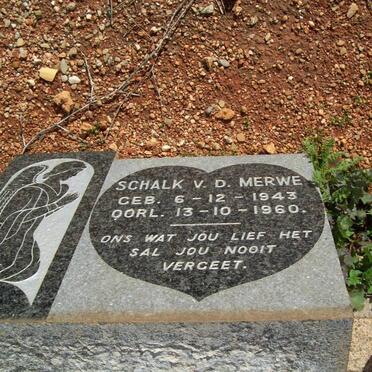 MERWE Schalk, v.d. 1943-1960