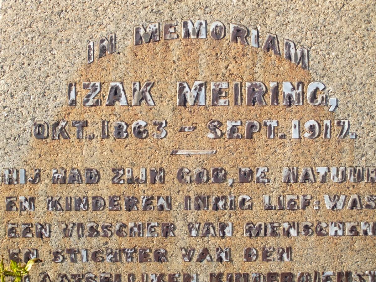 MEIRING Izak 1863-1917