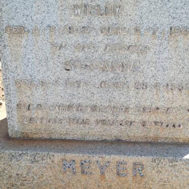 MEYER Willem 1872-1948 &amp; Sussanna 1873-1954