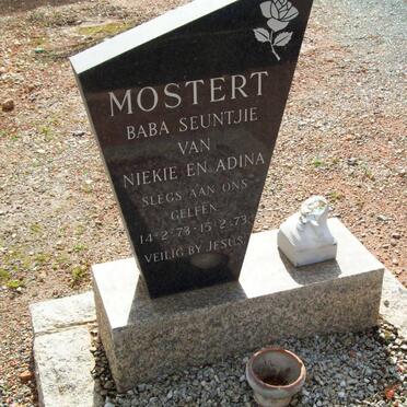MOSTERT baba seuntjie 1973-1973