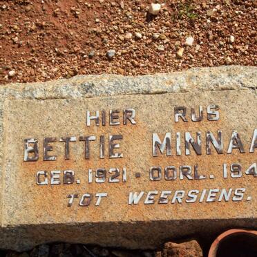 MINNAAR Bettie 1921-1948