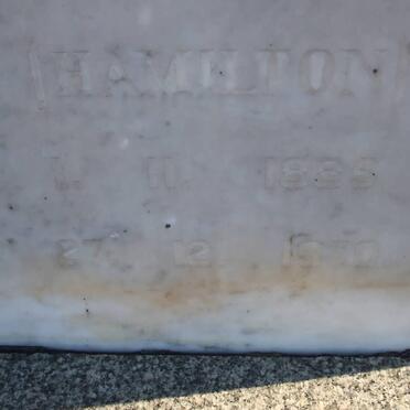 MARITZ Sophia J. nee HAMILTON 1885-1970