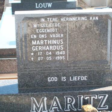 MARITZ Marthinus Gerhardus 1940-1995