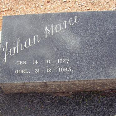 MAREE Johan 1927-1963
