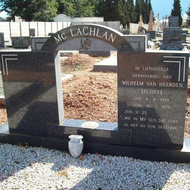 McLACHLAN Wilhelm van Heerden 1928-1978