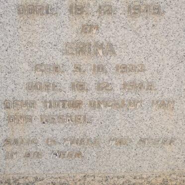 MOSTERT Aletta 1927-1949 :: MOSTERT Erina 1933-1949