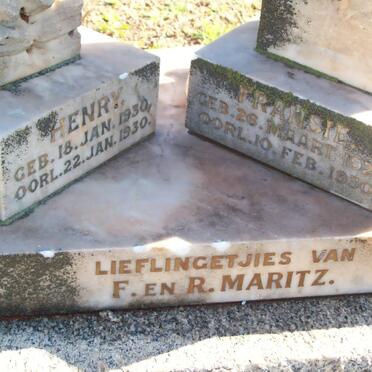 MARITZ Henry 1930-1930 :: MARITZ Fransie 1928-1930