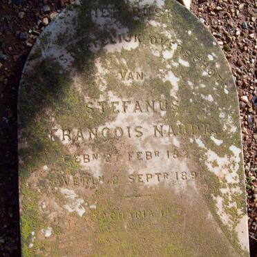 NAUDE Stefanus Francois 18??-1891