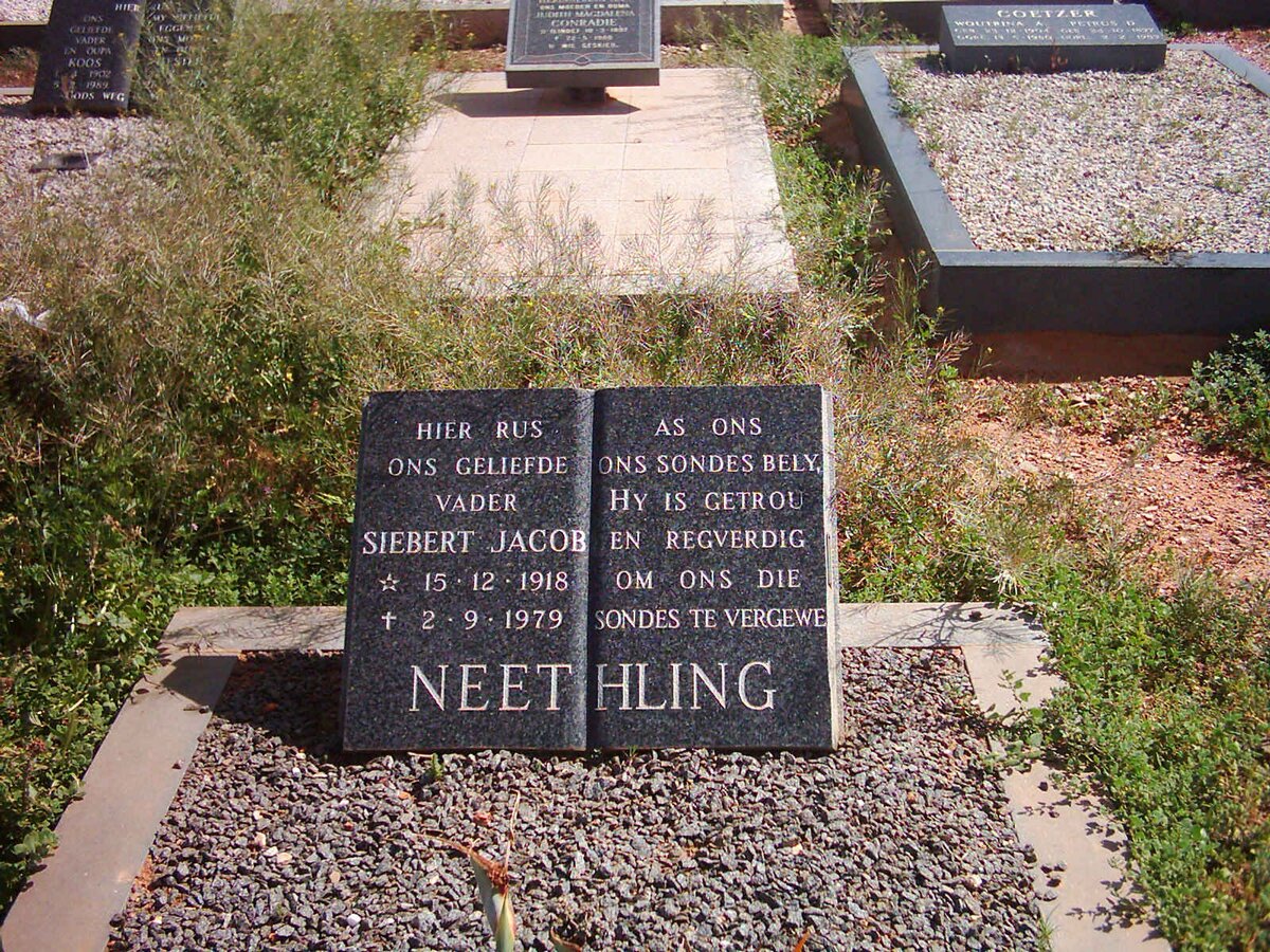 NEETHLING Siebert Jacob 1918-1979
