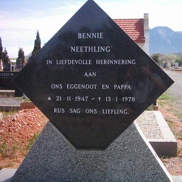 NEETHLING Bennie 1947-1978