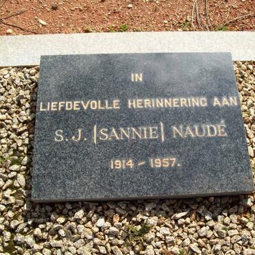 NAUDÉ S. J. 1914-1957