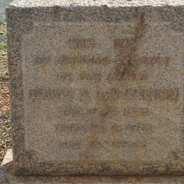 NEETHLING Gezina J. nee OLIVIER 1900-1953