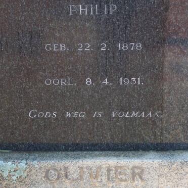 OLIVIER Philip 1878-1931