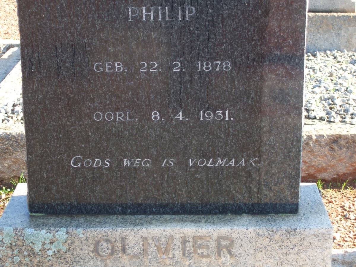 OLIVIER Philip 1878-1931