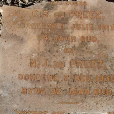 PREEZ C.S. -1913 7 N.J. -1930