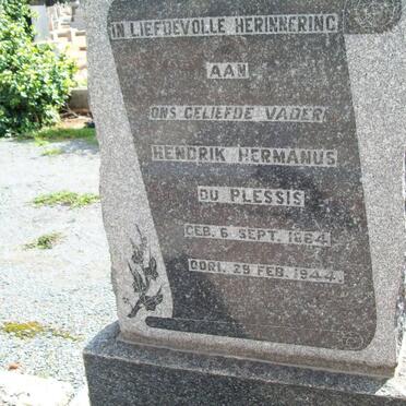 PLESSIS Hendrik Hermanus, du 1864-1944