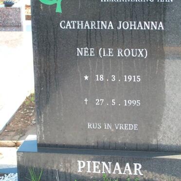 PIENAAR Catharina Johanna LE ROUX 1915-1995