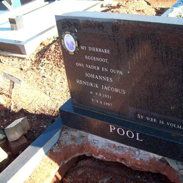 POOL Johannes Hendrik Jacobus 1931-1997