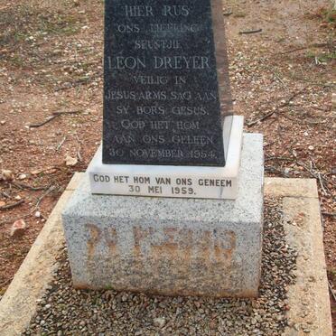 PLESSIS Leon Dreyer, du 1954-1959