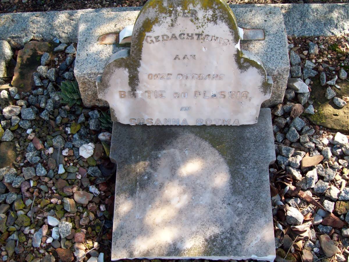 PLESSIS Bettie, du  :: BOTHMA Susanna