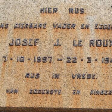 ROUX Josef J., le 1897-1948