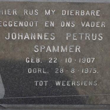 SPAMMER Johannes Petrus 1907-1975