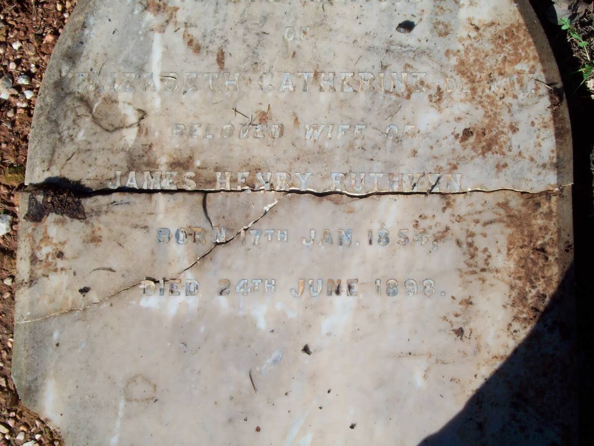 RUTHVEN James Henry 1854-1898