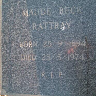 RATTRAY Maude Beck 1894-1974