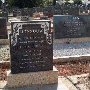 ROSSOUW Esther Johanna 1949-1968