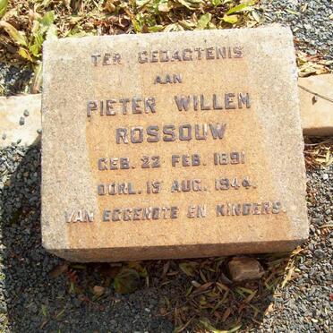 ROSSOUW Pieter Willem 1891-1944