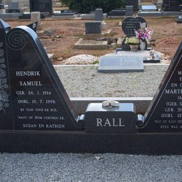 RALL Hendrik Samuel 1914-1998 &amp; Martha Sophia STOFBERG 1915-1979