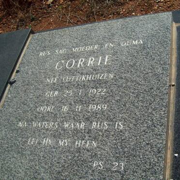 ROELOFSON Breunis 1921-1980 &amp; Corrie LUTTIKHUIZEN 1922-1989 :: ROELOFSON Jeanne 1965-2006