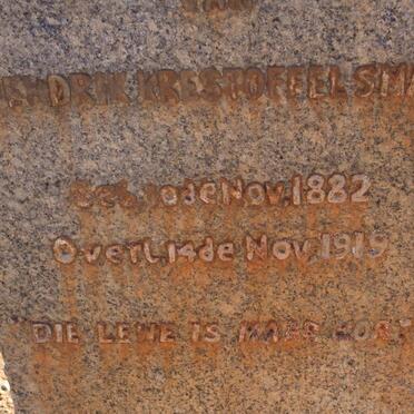 SMAL Hendrik Krestoffel 1882-1919