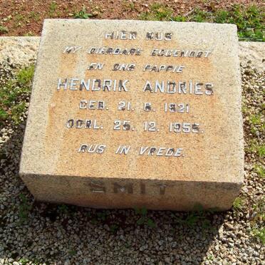 SMIT Hendrik Andries 1921-1955