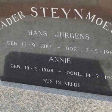STEYN Hans Jurgens 1887-1960 &amp; Annie 1908-1996