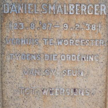 SMALBERGER Daniel 1887-1938