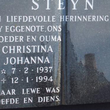 STEYN Christina Johanna 1937-1994