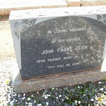 SLIER John Franz -1957