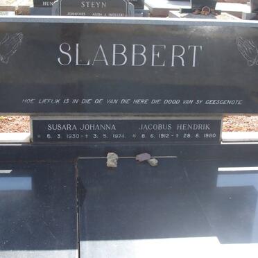 SLABBERT Jacobus Hendrik 1912-1980 :: SLABBERT Susara Johanna 1930-1974