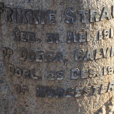 STRAUSS Frikkie 1910-1929