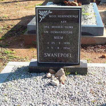 SWANEPOEL Miem 1898-1994