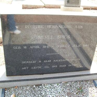SPIES Merle 1941-1962