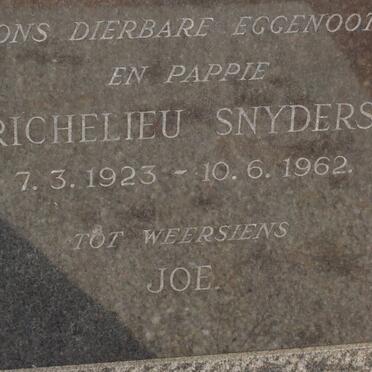 SNYDERS Richelieu 1923-1962