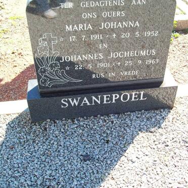 SWANEPOEL Johannes Jocheumus 1901-1963 &amp; Maria Johanna 1911-1952