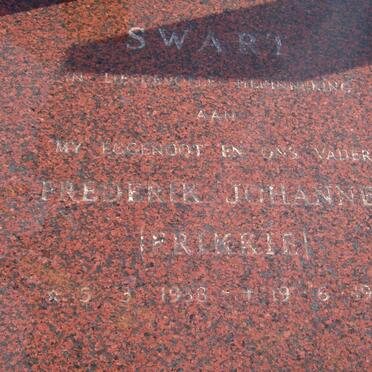 SWART Frederik Johannes 1938-1994